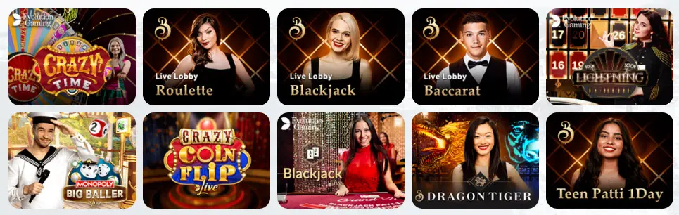 Live casino games LEOVEGAS CASINO