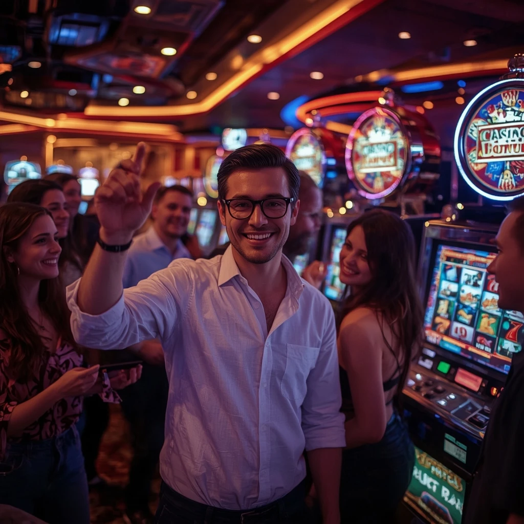 a person with a casino bonus LEOVEGAS CASINO