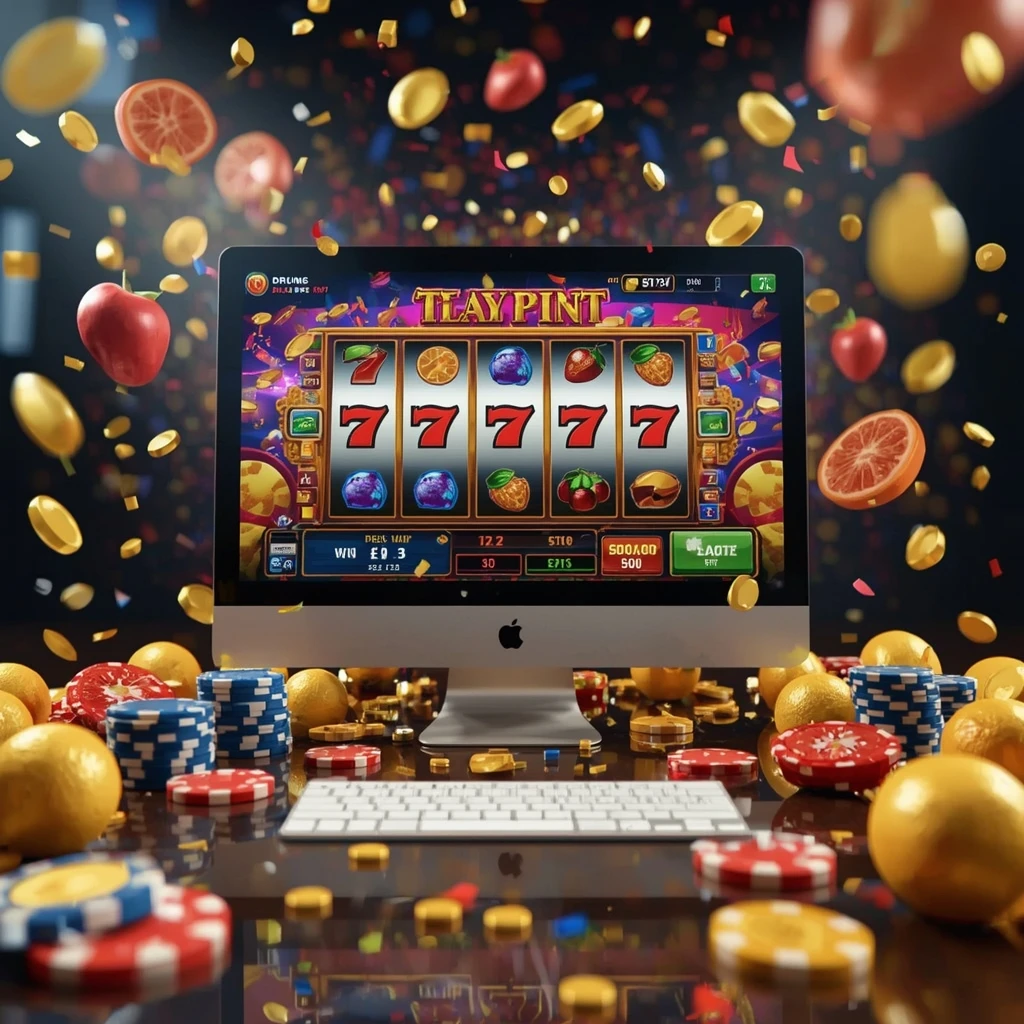 slot machines on the monitor LEOVEGAS CASINO