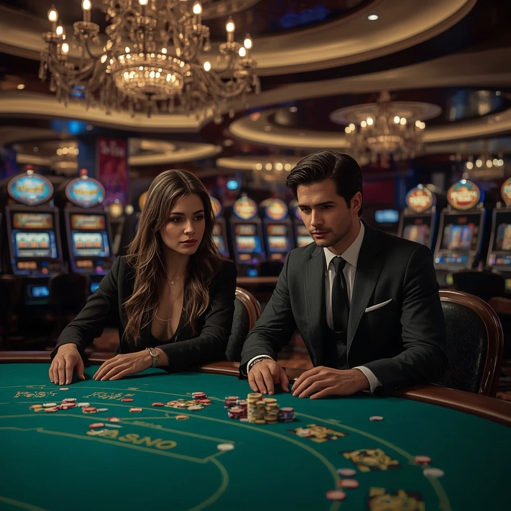 Two poker players at Leovegas Casino in India